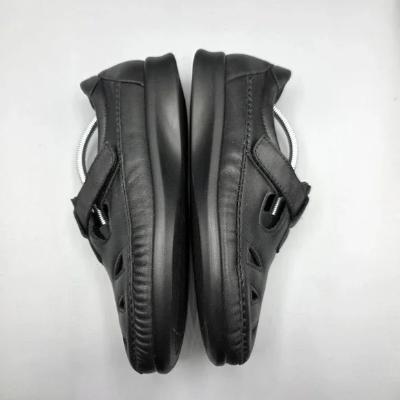 SAS Shoes Womens 9M Black Roamer Loafer Tripad Comfort T-Strap Mary Jane - Picture 8 of 14